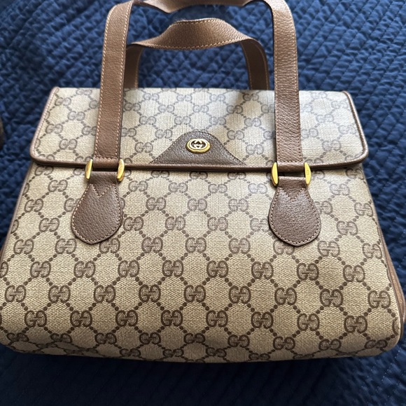 Gucci Brown Monogram Women's Bag - Picture 1 of 9